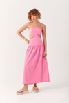 Vestido Midi Recortado