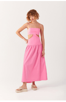 Vestido Midi Recortado