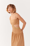Vestido Midi Recortado