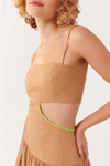 Vestido Midi Recortado