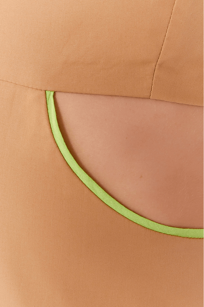 Vestido Midi Recortado