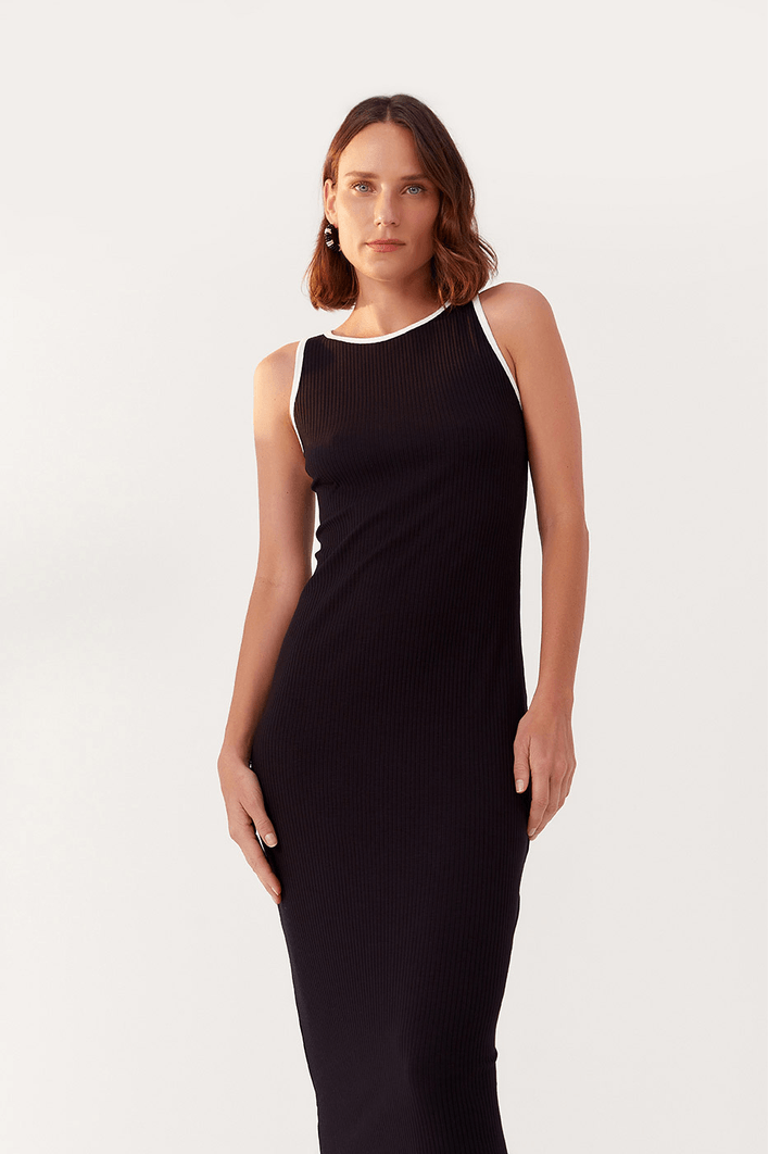 Vestido Viés Bicolor