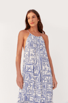 Vestido Amplo Estampa Praiana