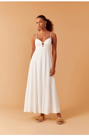 Vestido Cropped Detalhe Argola