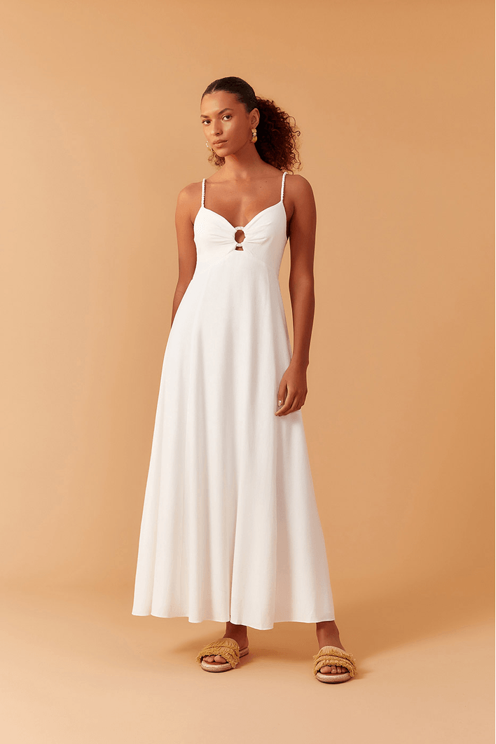 Vestido Cropped Detalhe Argola