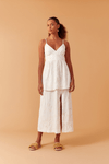 Vestido Cropped Saia Sobreposta
