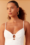 Vestido Cropped Detalhe Argola