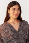 Blusa Tule Estampa Búzios