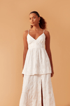 Vestido Cropped Saia Sobreposta