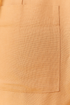 Short Linho Botão Bolso