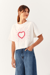T-shirt Bordado Amor
