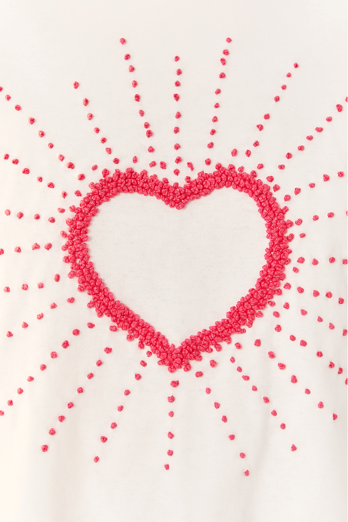 T-shirt Bordado Amor