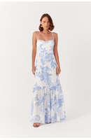 Vestido Longo Laise Estampa Refresco