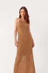 Vestido Tricot Longo Lurex