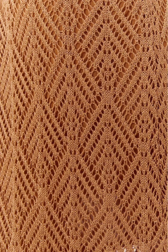 Vestido Tricot Longo Lurex