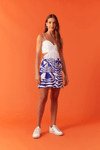 Vestido Linho Estampa Ombrelone