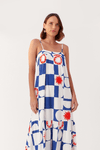 Vestido Cropped Estampa Dia de Sol