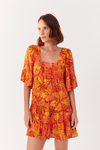 Vestido Lurex Estampa Frescor
