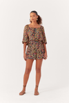 Blusa Manga 3/4 Lurex Estampa Água Doce