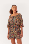 Short Lurex Estampa Água Doce