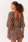 Short Lurex Estampa Água Doce