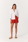 Short Cetim Estampa Concharia