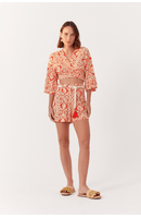 Short Com Cinto Estampa Verano Beta