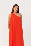 Vestido Cropped Alça Cadarço Trançado