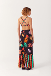 Vestido Cropped Estampa Algas