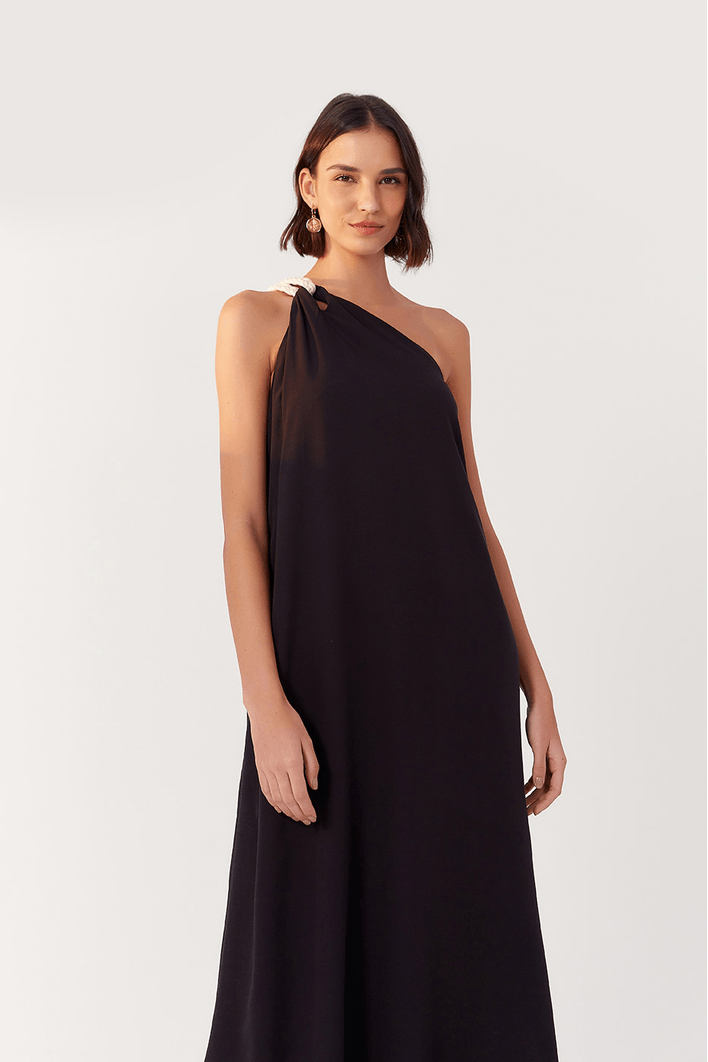 Vestido Cropped Alça Cadarço Trançado
