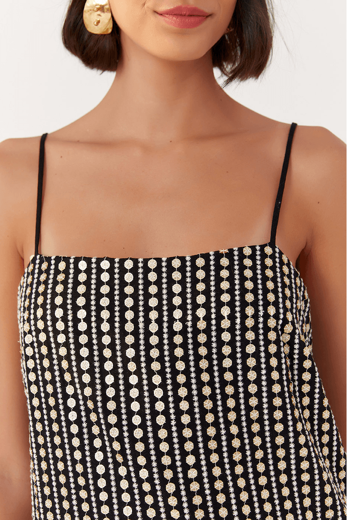 Vestido Curto Paete