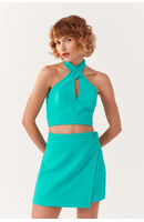 Blusa Transpassada Decote V