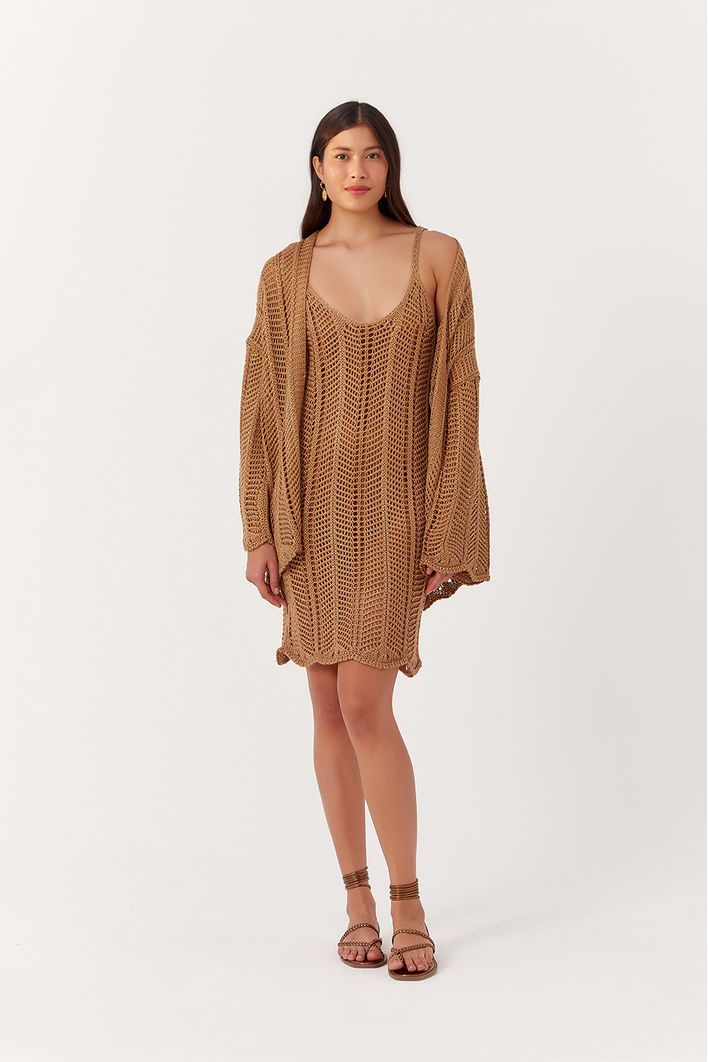 Sobreposição Tricot Lurex
