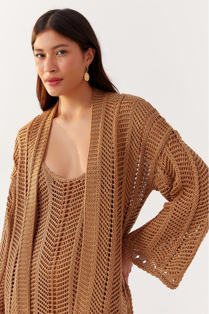 Sobreposição Tricot Lurex