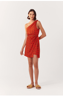 Vestido Pareô Cetim Estampa Concharia