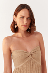 Vestido Saia Tricot Rendado