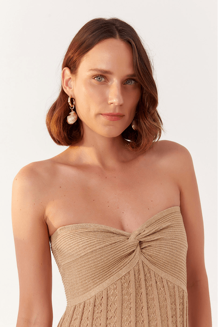 Vestido Saia Tricot Rendado
