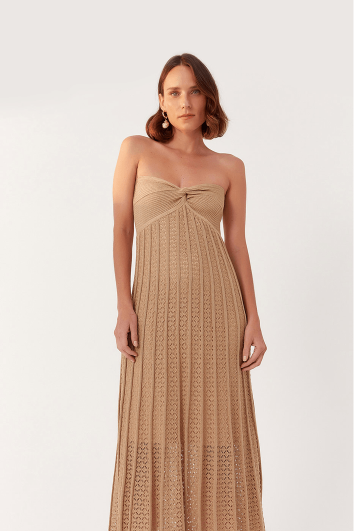 Vestido Saia Tricot Rendado
