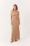 Vestido Saia Tricot Rendado