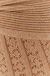 Vestido Saia Tricot Rendado
