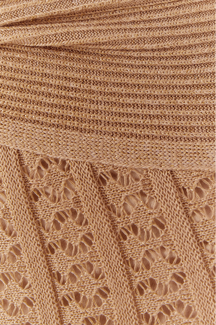 Vestido Saia Tricot Rendado