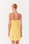 Vestido Curto Crepe Alça Metal