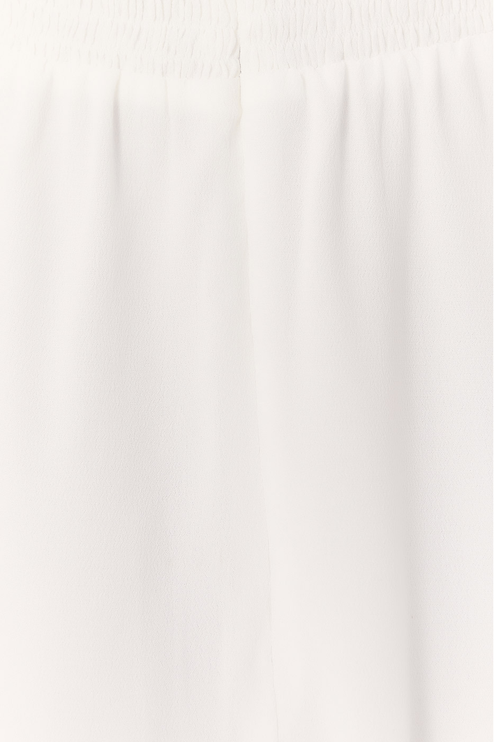 Vestido Curto Crepe Alça Metal