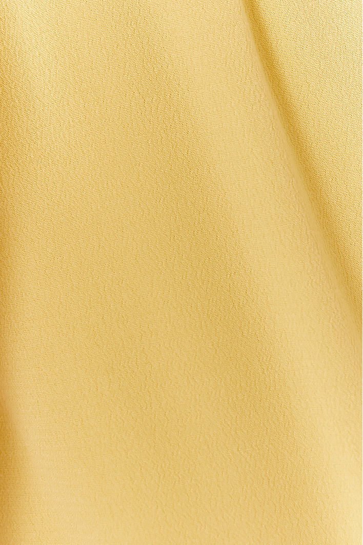 Vestido Curto Crepe Alça Metal