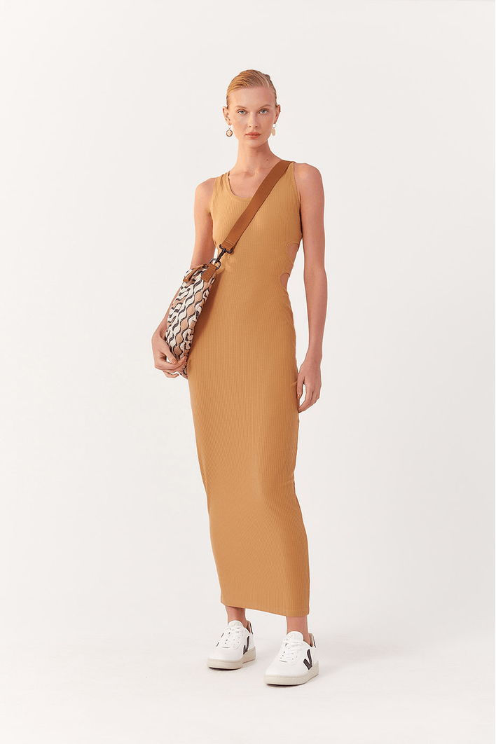 Vestido Vazado Duplo