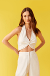 Blusa Linho Busto Torcido