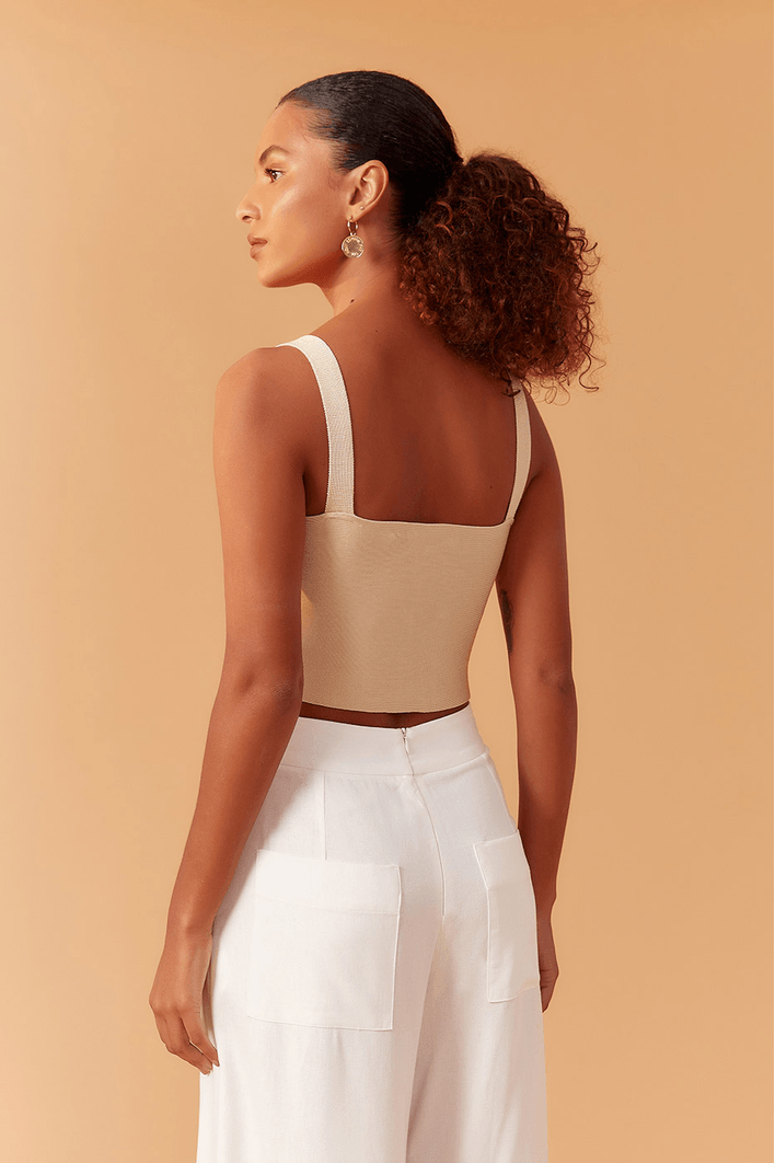 Blusa Tricot Recorte