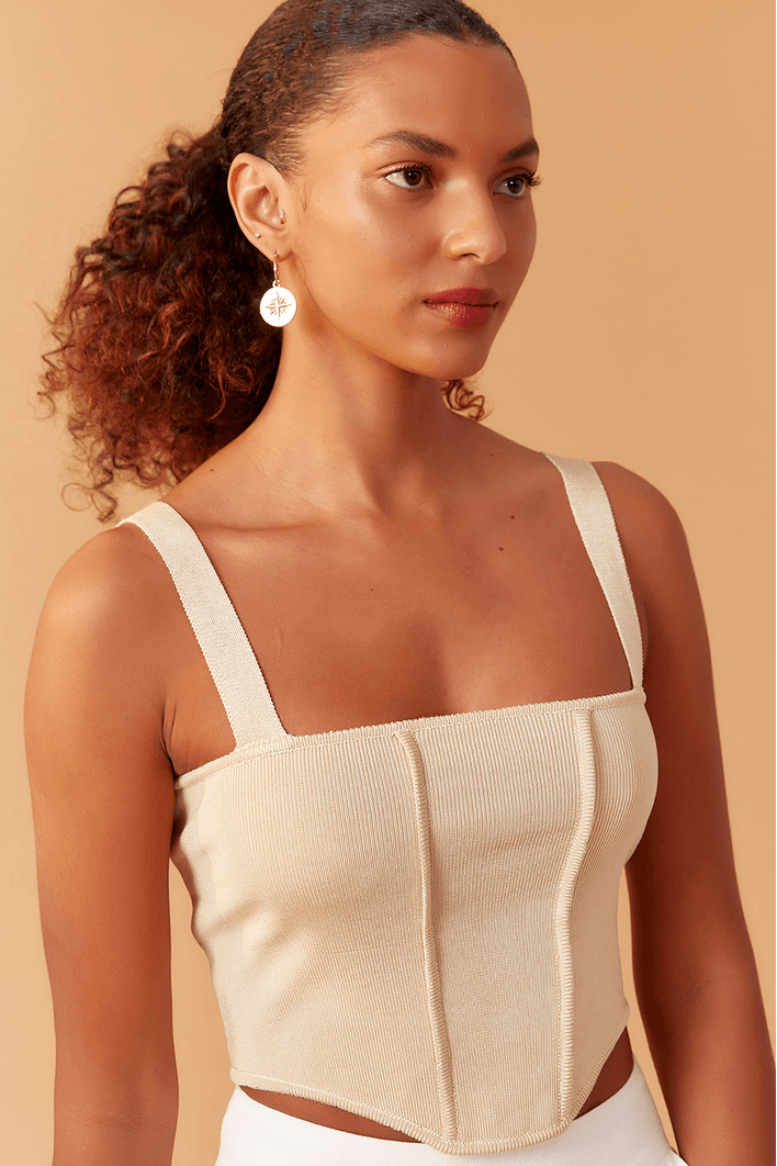 Blusa Tricot Recorte