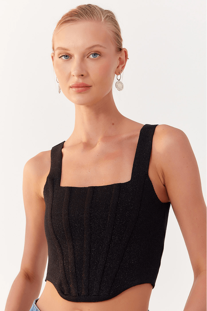 Blusa Tricot Recorte