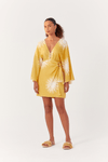 Vestido Linho Estampa Solare